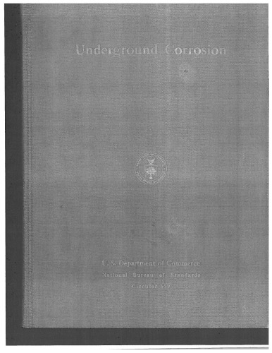 Underground Corrosion