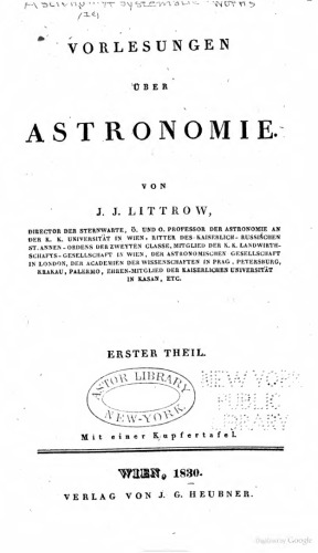 Vorlesungen über Astronomie