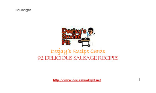92 Delicious Sausage Recipes