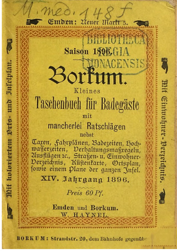 Borkum. Kleines Taschenbuch für Badegäste