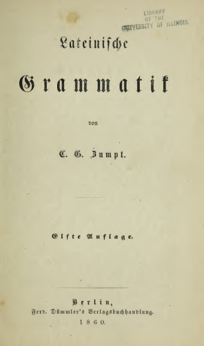 Lateinische Grammatik