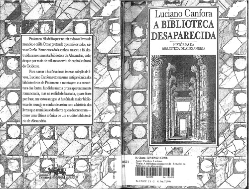 A Biblioteca Deaparecida - Histórias da Biblioteca de Alexandria