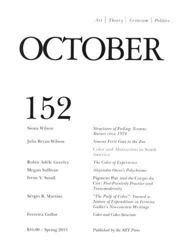 October Vol. 152, Spring 2015