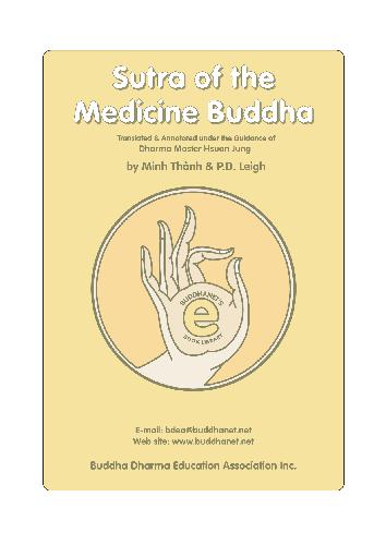 Sutra of the Medicine Buddha