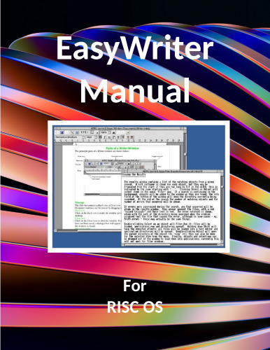 EasiWriter Professional Manual (RISC OS Computers)