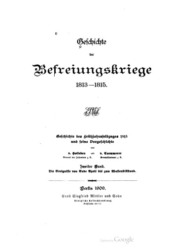 Die Ereignisse von Ende April bis zum Waffenstillstand