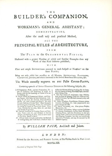 The builder's companion