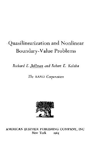 Quasilinearization and nonlinear boundary-value problems