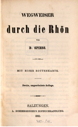 Wegweiser durch die Rhön