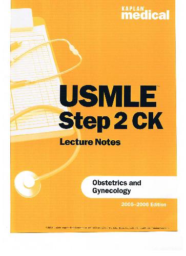 USMLE-STEP2-Gynecology and Obstetrics