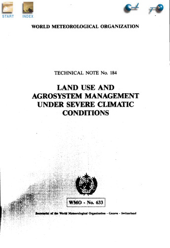 Land Use and Agrosystem Management under Severe Climatic Conditions