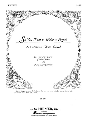So you want to write a fugue?