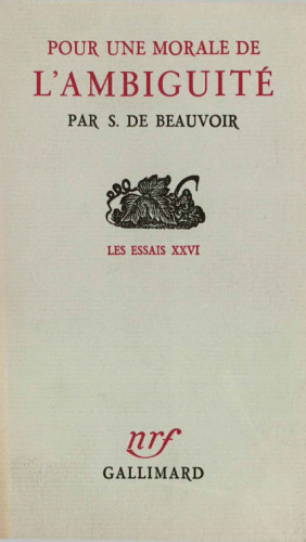 Pour une morale de l'ambiguïté