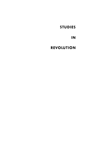 Studies In Revolution (Universal Library)