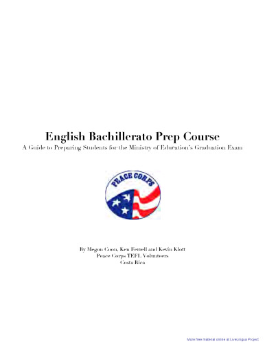 English Bachillerato Prep Course