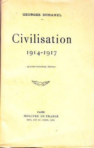 Civilisation 1914-1917