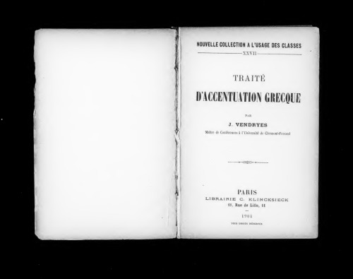 Traité d'accentuation grecque