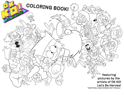 OK KO! Coloring Book