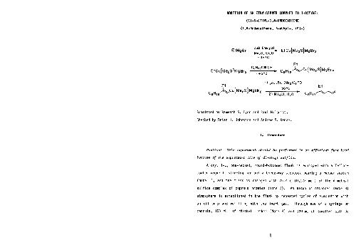 Organic Syntheses
