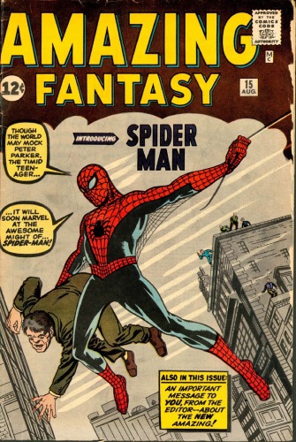 Amazing Fantasy # 15 - Aug. 1962 - Spiderman Intro
