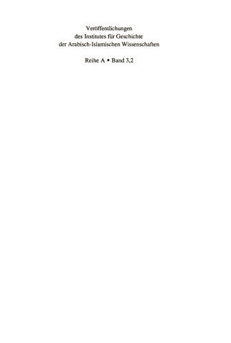 Bibliographie der Deutschsprachigen Arabistik und Islamkunde: Islam. Religion und Theologie. Recht und Sitte