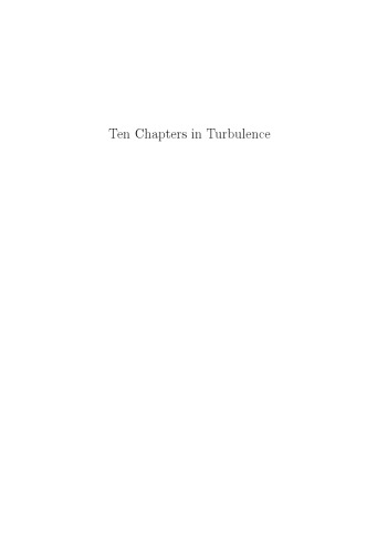 Ten chapters in turbulence
