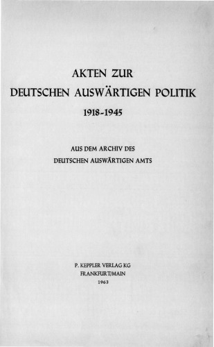 DIE KRIEGSJAHRE : 23. Juni bis 31. August 1940