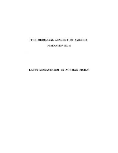 Latin monasticism in Norman Sicily