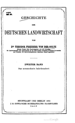 Das neunzehnte Jahrhundert