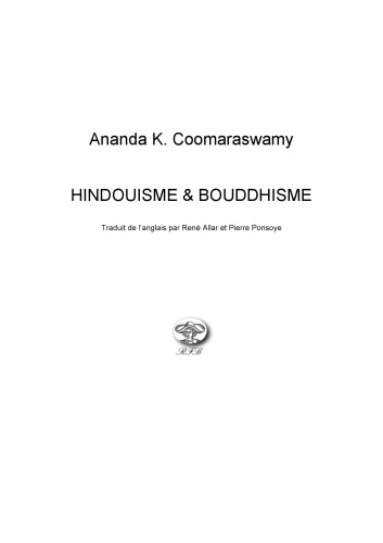 Hindouisme et bouddhisme