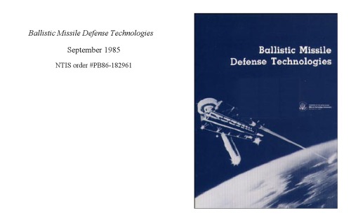 Ballistic missile defense technologies