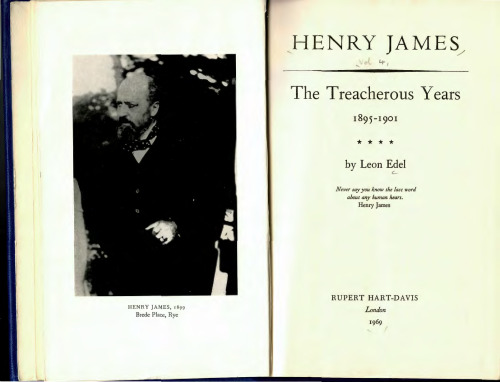 Henry James: The Treacherous Years 1895-1901