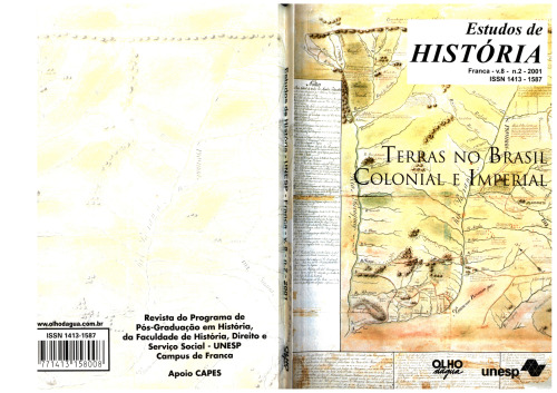 Terras no Brasil colonial e imperial (Dossiê revista 'Estudos de História')