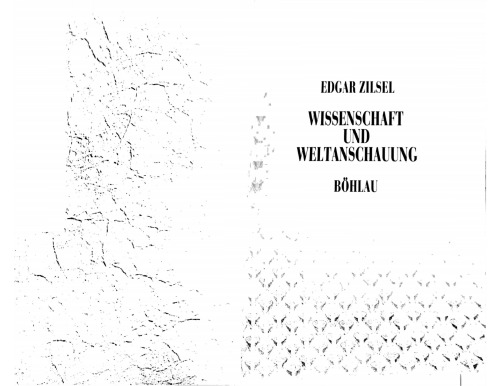 Wissenschaft und Weltanschauung: Aufsätze 1929-1933