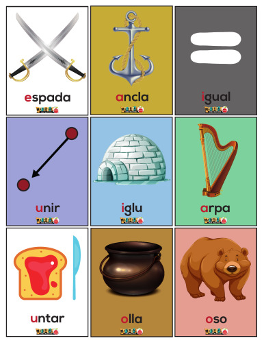 Lotería de las vocales