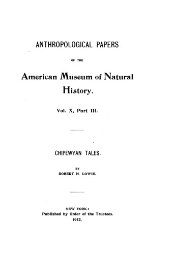 Chipewyan Tales