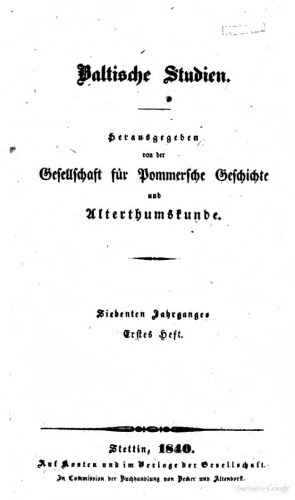 Baltische Studien