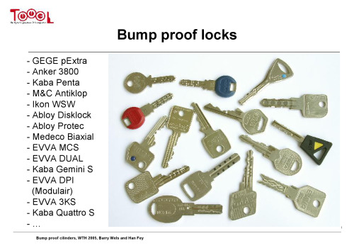 Bump Proof Locks