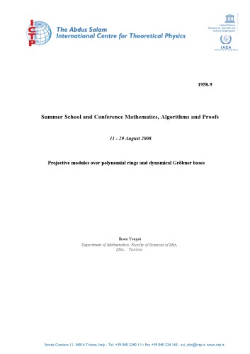Projective modules over polynomial rings and dynamical Gröbner bases