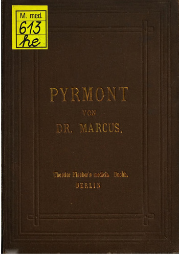 Der Kurort Pyrmont