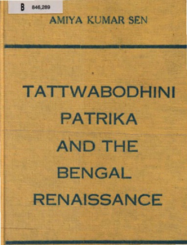Tattwabodhini Sabha and the Bengal renaissance