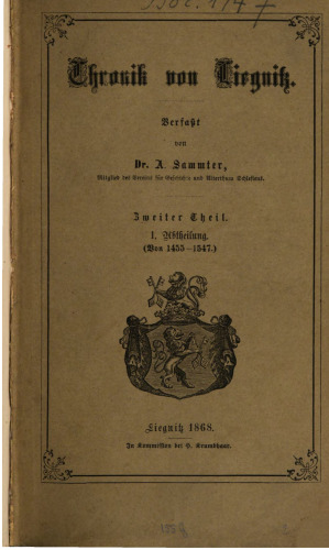 Chronik von Liegnitz / Von 1455 bis 1547
