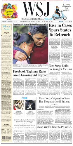 Wall Street Journal Saturday June 27, 2019