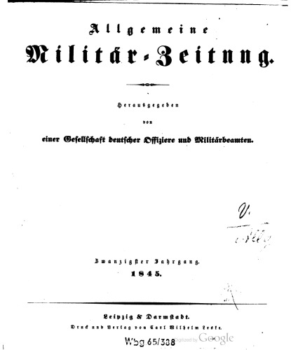Allgemeine Militär-Zeitung