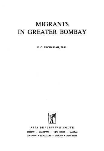 Migrants in Greater Bombay