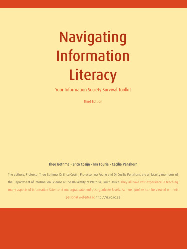Navigating information literacy : your information society survival toolkit