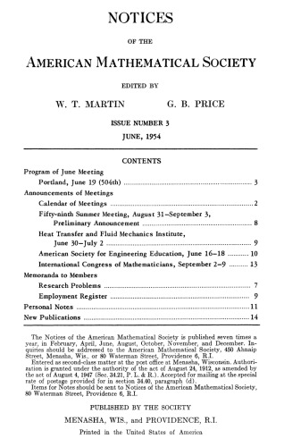 Notices of the American Mathematical Society