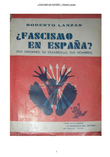 ⸮Fascismo en España?