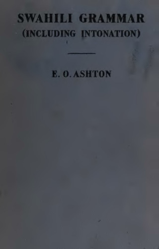 Swahili Grammar Including Intonation