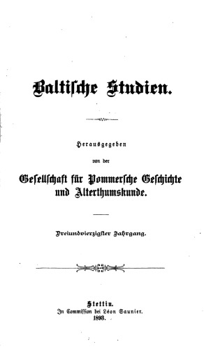 Baltische Studien